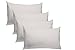 Cotton Craft 4 Pack Pillow Cases - Standard 20x30 - White - 220 TC Thread Count Soft Sateen - Generous 4 Inch Hem - 100% Pure Combed Ringspun Cotton - Easy Care Machine Wash