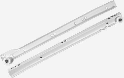 REJS Metal Roller Drawer Slides 400mm 2 Left 2 Right Heavy Duty