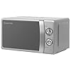 Russell Hobbs RHMM701S 17 Litre 700 W Silver Solo Manual Microwave with 5 Power Levels, Ringer & Timer, Defrost Setting…