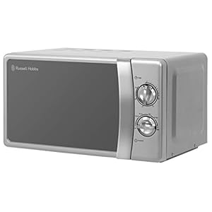 Russell Hobbs RHMM701S 17 Litre 700 W Silver Solo Manual Microwave with 5 Power Levels, Ringer & Timer, Defrost Setting…