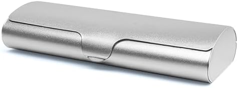 HomeSoGood Hard Metal Retro Aluminum Glasses Case Flip Top Small