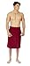 Arus Men's Soft Touch Turkish Velour Cotton Striped Fleece Bath Towel Wrap