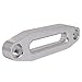 Hawse Fairlead Mount - Winch Fairlead for Synthetic Winch Rope Cable Line Rope Lead Guide Polished Aluminum Universal ATV/UTV Hawse Fairlead