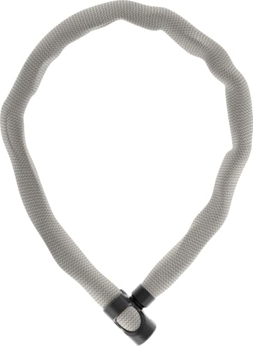 ABUS Kettenschloss IVERA Chain 7210 – Fahrradschloss mit hochflexibler IvyTex-Kunstfaserummantelung – ABUS-Sicherheitslevel 8 – 110 cm – Farbe: Bike Packing