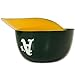 MLB Mini Batting Helmet Ice Cream Sundae/Snack Bowls, A's - 12 Pack