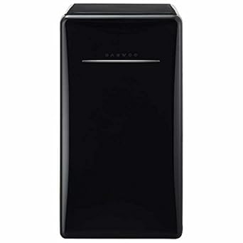 Amazon.com: Daewoo Retro 4.4 CuFt Compact Refrigerator black: Appliances