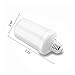 Rinuo [4 Pack] LED Flame Effect Light Bulb with 4 Lighting Modes and Upside-Down Feature, 7W E26 Standard Base Fire Light Bulb for Christmas Home/Hotel/Bar Party Decoration