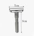 duojin Men Adjustable Double Edge Shaving Safety Razor Shaver + 5X Blades Zinc Alloy