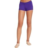 Capezio Womens Team Basic Boy Cut Low Rise Short Purple XL One Size