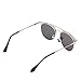 GAMT New Fashion Cateye Polarized Sunglasses For Women Classic Style (metal silver frame silver lens)