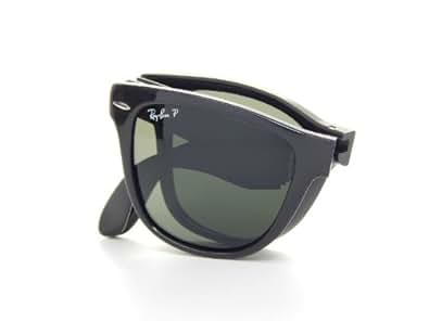 Amazon.com: Ray Ban Folding Wayfarer RB4105 601/58 Black