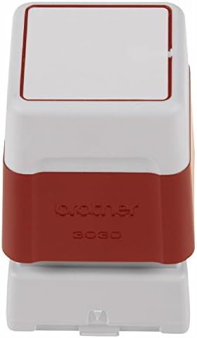 Brother PR3030R Red Rubber Stamps 1.18" x 1.18" (30 x 30 mm) for use in SC2000 StampCreator - Box/6