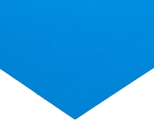 Polyester Shim Stock, Flat Sheet, Blue, 0.005" Thickness, 10" Width, 20" Length (Pack of 1)