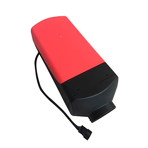TABODD New 12V Air Diesel Fuel Heater 5KW Vehicle Heater Digital Switch Silencer 5000W for Trucks Boats Bus Car Motor-Homes Red