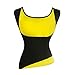 Women's Hot Sweat Slimming Neoprene Shirt Vest Body Shapers for Weight Loss Fat Burner Tank Top (Medium, Black)