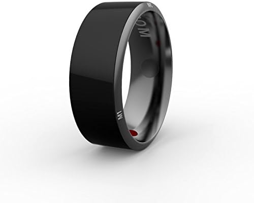 fwm Multifunctional NFC Smart Ring, 2018 New Waterproof Intelligent Magic Smart Ring Universal Wear Finger Digital Ring for Samsung, Huawei, Android and NFC Cellphone Mobile Phone (62.8mm)