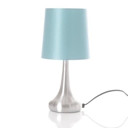 Dunelm Rimini Touch Dimmable Table Lamp Duck Egg Shade