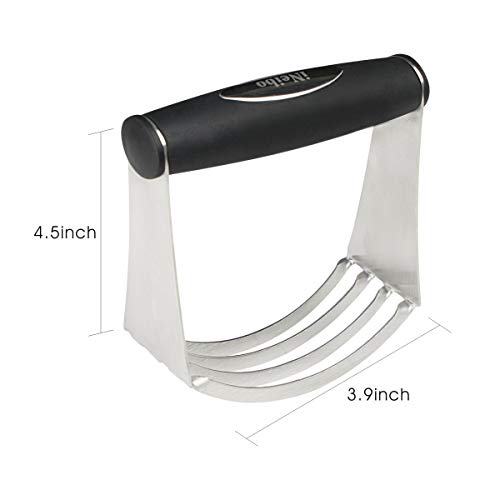 Dough Blender, Pastry Cutter, iNeibo Pastry Blender, Baking Dough Tools, Heavy Duty & Durable with Ergonomic Rubber Non-Slip Grip - Thumbnail 3