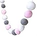 8.2 Feet Assorted Pink Gray White Small 1.6
