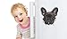 Winston & Bear French Bulldog 3D Dog Stickers - 2 Pack - French Bulldog Decor - Black French Bulldog Gifts for Wall, Fridge, Toilet and More - Retail Packaged Frenchie Stickers