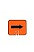 Cortina ABS Plastic Traffic Cone Sign, 