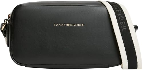 TH Essential Camera Bag Aw0aw18370, Crossover Femme, Noir Noir/One Size