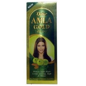 Dabur Amla (gold) Hair Oil (Pack of 2)
