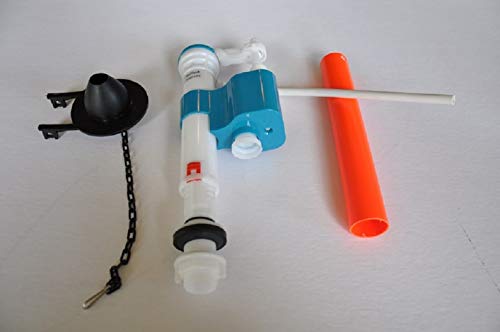 NuFlush Replacement for Kohler, Flapper Valve Assembly adjustable & "Ballcock" Japanese style Tsunami Fill Valve for a 2 Piece Toilet with a 2 Inch Flush Hole - Thumbnail 6
