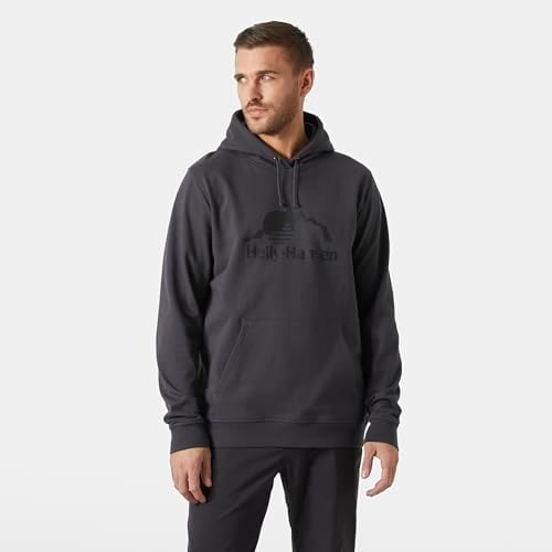 Herren Nord Graphic Pull Over Kapuzenpullover, Ebenholz 2.0, M