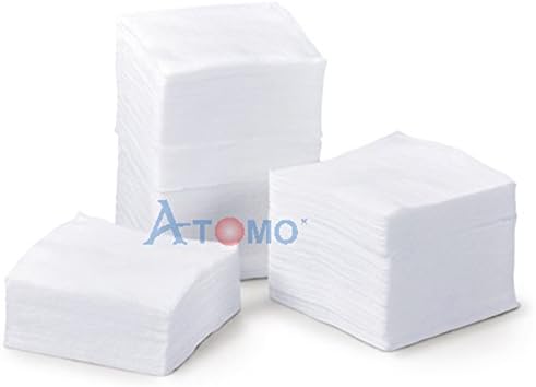 Premium Non-Woven Sponge Gauze, 2" x 2", 4-ply, 10000pcs (50 packs of 200/pack). ATOMO Top Quality Dental Medical Supplies, FREE ship to Dental Office