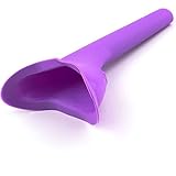 2x P EZ Female Silicone Portable Camp Outdoor Urination Device Purple Lightweight Travel Urination Device Camping Toilet Women Urinal Funnel - Stand Up & Pee