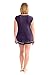 Kindred Bravely The Amelia Ultra Soft Maternity & Nursing Pajamas - Shorts Set (Eggplant, Medium)