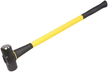 Ludell 11306 Sledge Hammer with Double Wedged Fiberglass Handle, 6lb, 35" Handle Length