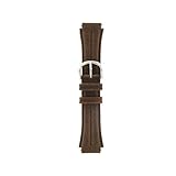 Watch Band 18mm Genuine Leather/Nylon Sport Watchband Replacement, Fits Timex Expedition and All Other Brands, Brown