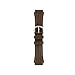 Watch Band 18mm Genuine Leather/Nylon Brown Sport Replacement Fits Timex Expedition and All Other Brands, By United Watchbands