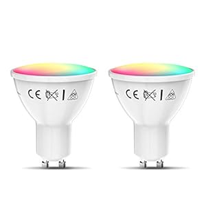 B.K.Licht I smart lamp I slimme lichtbronnen I smart light I LED WiFi lamp I GU10 lichtbron I RGB en CCT I voice control…