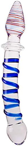 Double-Sided Handmade Textured Crystal Glass for Women Female Men with Huge Big Unique Shape and Ultra Smooth Surface