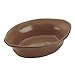 Rachael Ray Cucina Stoneware 12-Ounce Oval Au Gratin, Mushroom Brown