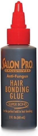 Salon Pro Exclusives Anti-Fungus Hair Bonding Glue Black (Super Bond) For the Perfect Hold In Hair Bonding 60ml