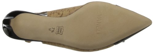 VANELi Women's Tiffany Spectator Pump,Natural Cork/Black Smack Met Patent,6.5 M US - Thumbnail 3