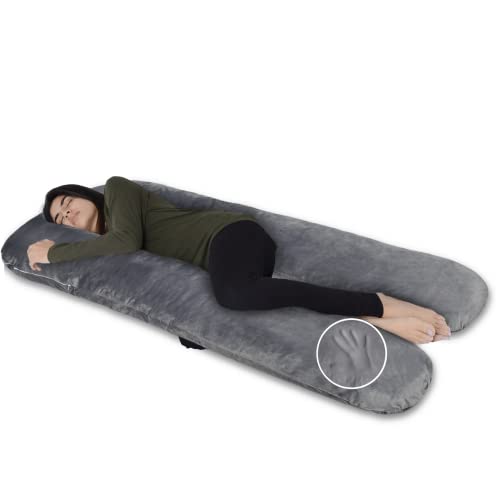 Milliard 65 Inch U Shaped Total Body Support Pillow Memory Foam with