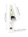 TOTOT 50PCS Alligator Clips Test Crocodile Clamps 51mm Silver Tone