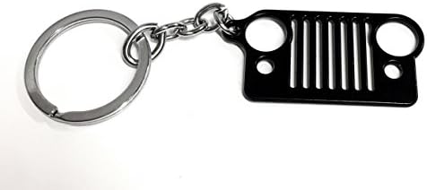 JEEP BLACK KEY METAL CHAIN KEY