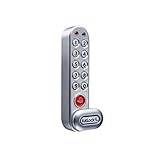 Codelocks KL1006 Silver Grey KIT ‘4-locks-in-1-Parts Included to Accommodate 1/4