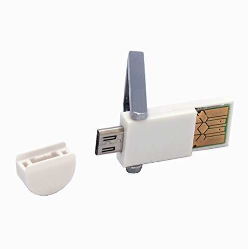 Mini OTG Micro SD TF Card Reader Adapter with USB 2.0 A Male Micro USB B Male Connector for smartphone and tablets PC,Support Android,Windows,Mac iOS