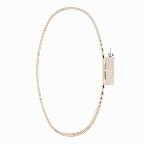 Darice Bulk Buy DIY Wood Quilting Hoops Oval 8 x 15 inches (6-Pack) 3982