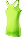 Neleus Women's 3 Pack Compression Athletic Tank Top for Yoga Running,Green,Blue,Red,EU XL,US L