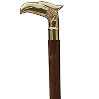 CraftnGifts Big Sale - Premium Quality - Eagle Walking Stick - Decorative Cane Walking Stick for Men and Women - Wooden Canes and Walking Sticks