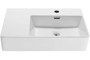 Swiss Madison SM-WS323 St. Tropez Wall Hung Sink with Right Side Faucet Mount
