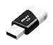 PNY Compact Attaché 32GB USB 2.0 Flash Drive - Black/White - P-FD32GCOM-GE